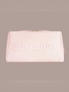 Light-Pink Burberry Beauty (Embroidered) Cosmetic-Makeup Bag